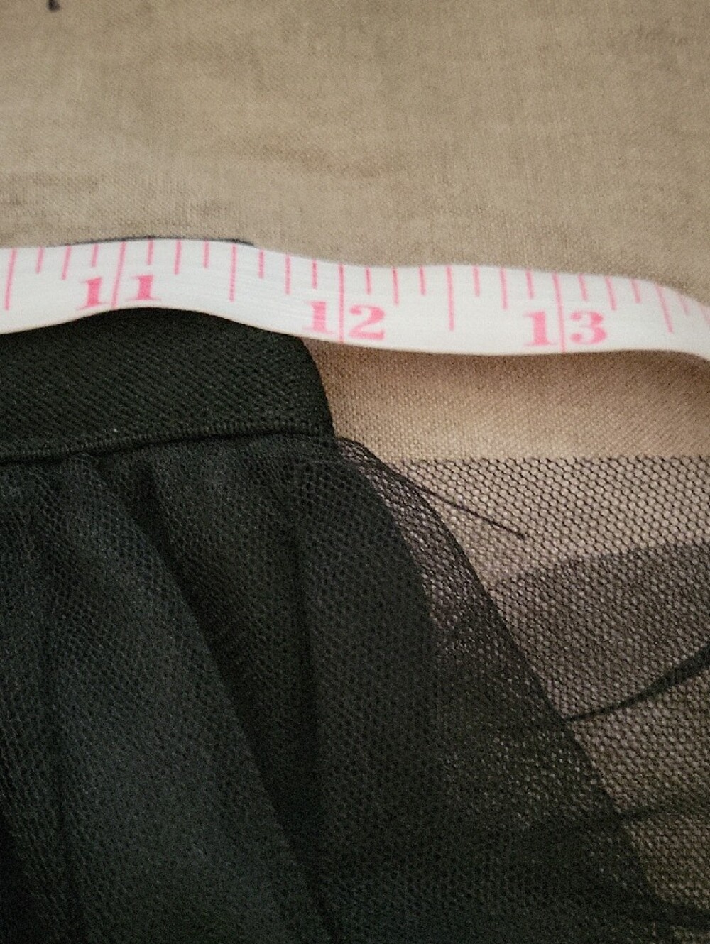 Black Layered Tulle Midi Skirt - Women - Picture 5 of 5